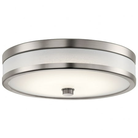 19W 1 Led Flush Mount 12 inches Wide-Brushed Nickel Finish Bailey Street Home 147-Bel-2748702
19W 1 Led Flush Mount 12 inches Wide-Brushed Nickel Finish Bailey Street Home 147-Bel-2748702
