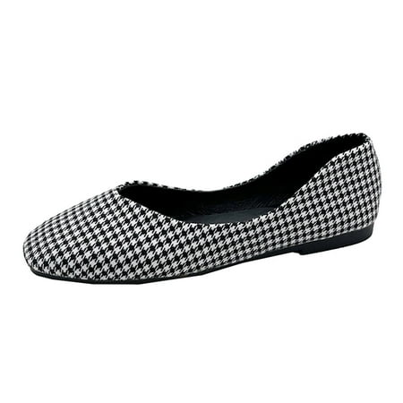 Mackneog womens flat dress shoes Fashion Summer Women Casual Shoes Flat Bottom Slip On Suede Solid Color Houndstooth Artificial leather womens winter shoes women casual shoes
Mackneog womens flat dress shoes Fashion Summer Women Casual Shoes Flat Bottom Slip On Suede Solid Color Houndstooth Artificial leather womens winter shoes women casual shoes