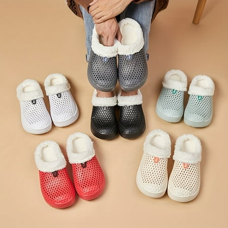 Plus Size Men s Trendy Clogs With Warm Plush Lining Comfy Non Slip hollow Out Thermal Shoes Winter
Plus Size Men s Trendy Clogs With Warm Plush Lining Comfy Non Slip hollow Out Thermal Shoes Winter