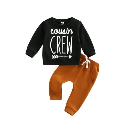 Diconna Newborn Infant Baby 2Pcs Spring Autumn Outfits Letter Print Pullover Tops + Knot Front Pants Set Black 1 0-3 Months
Diconna Newborn Infant Baby 2Pcs Spring Autumn Outfits Letter Print Pullover Tops + Knot Front Pants Set Black 1 0-3 Months