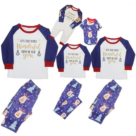 Sunisery Christmas Family Matching Pajamas Set Long Sleeve Tops Long Pants Romper for Adult Kids Baby Pets
Sunisery Christmas Family Matching Pajamas Set Long Sleeve Tops Long Pants Romper for Adult Kids Baby Pets