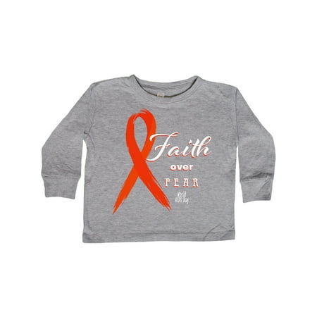 Inktastic Faith Over Fear World AIDS Day with Red Ribbon Gift Toddler Boy or Toddler Girl Long Sleeve T-Shirt
Inktastic Faith Over Fear World AIDS Day with Red Ribbon Gift Toddler Boy or Toddler Girl Long Sleeve T-Shirt
