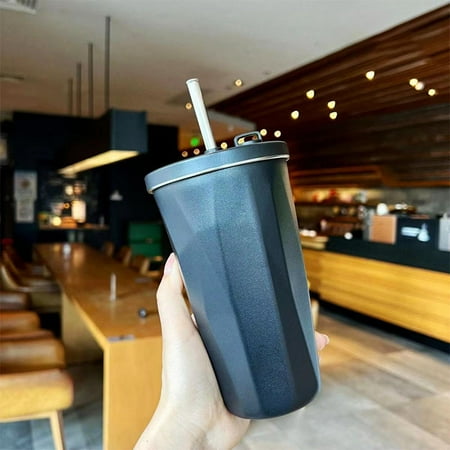 Coffee Cup Insulating Cup Large Capacity High Beauty Water Cup For Men And Women Portable Simple 304 Stainless Steel Cold Insulation Straw Cup
Coffee Cup Insulating Cup Large Capacity High Beauty Water Cup For Men And Women Portable Simple 304 Stainless Steel Cold Insulation Straw Cup