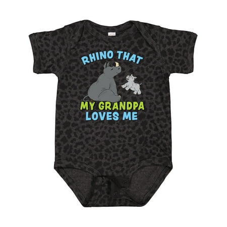 Inktastic Rhino That My Grandpa Loves Me with Cute Rhinos Gift Baby Boy or Baby Girl Bodysuit
Inktastic Rhino That My Grandpa Loves Me with Cute Rhinos Gift Baby Boy or Baby Girl Bodysuit