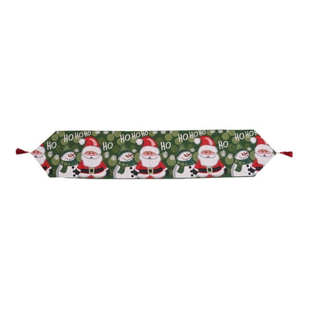 Christmas Knitted Table Runner Santa Snowman Tablecloth Table Decoration Insulation Mat ()
Christmas Knitted Table Runner Santa Snowman Tablecloth Table Decoration Insulation Mat ()