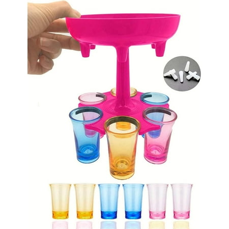 6 Shot Beverage Dispenser Stand Shot Buddy Glass Dispenser Holder Rack Water Drink Glass Dispenser Filling Alcohol Liquor Beverage Cocktail Perfect for Party Carnival
6 Shot Beverage Dispenser Stand Shot Buddy Glass Dispenser Holder Rack Water Drink Glass Dispenser Filling Alcohol Liquor Beverage Cocktail Perfect for Party Carnival