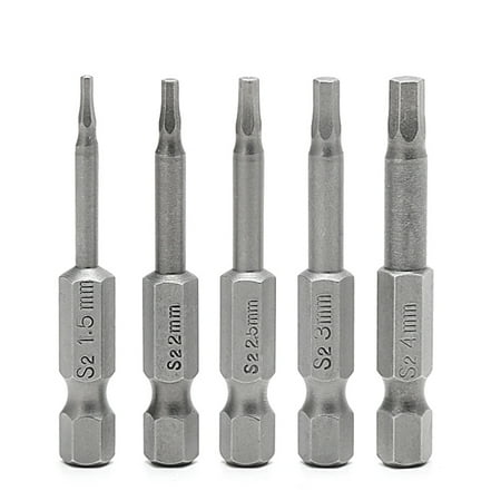 HLGDYJ 5 Pcs Magnetic Hexagon Screwdriver S2 Steel 1/4 Hex Shank 50mm Power Drill Bit
HLGDYJ 5 Pcs Magnetic Hexagon Screwdriver S2 Steel 1/4 Hex Shank 50mm Power Drill Bit