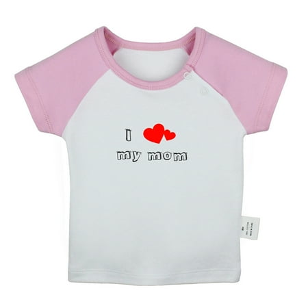 I Love My Mom Novelty T shirt For Baby Newborn Babies T-shirts Infant Tops 0-24M Kids Graphic Tees Clothing (Short Pink Raglan T-shirt 18-24 Months)
I Love My Mom Novelty T shirt For Baby Newborn Babies T-shirts Infant Tops 0-24M Kids Graphic Tees Clothing (Short Pink Raglan T-shirt 18-24 Months)