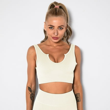 Women s seamless knitting yoga clothes Sports running fitness clothes Back gathering sports underwear
Women s seamless knitting yoga clothes Sports running fitness clothes Back gathering sports underwear