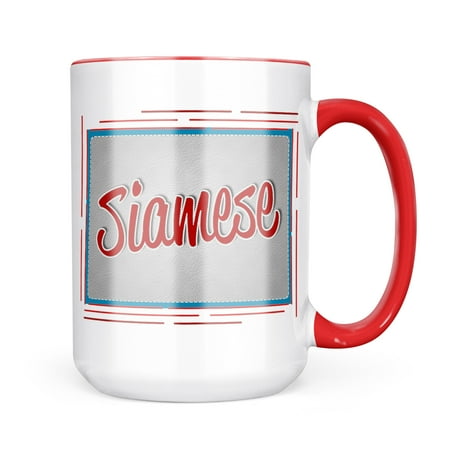 Neonblond Siamese Cat Breed Thailand Mug gift for Coffee Tea lovers