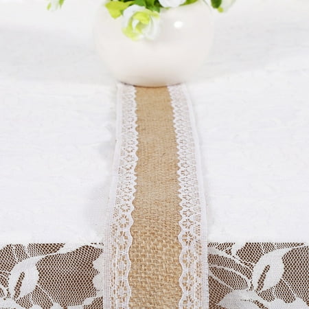 Fdit 6 Types Natural Jute Burlap Ribbon With White Lace Rustic Style Wedding Party Craft Decoration Jute Ribbon Burlap Table Runner
Fdit 6 Types Natural Jute Burlap Ribbon With White Lace Rustic Style Wedding Party Craft Decoration Jute Ribbon Burlap Table Runner