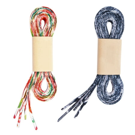 2Pairs of Casual Sneaker Polyester Shoe Strings Printed Shoelaces Fashion Shoe Lace(Floral Noise + Black And )
2Pairs of Casual Sneaker Polyester Shoe Strings Printed Shoelaces Fashion Shoe Lace(Floral Noise + Black And )