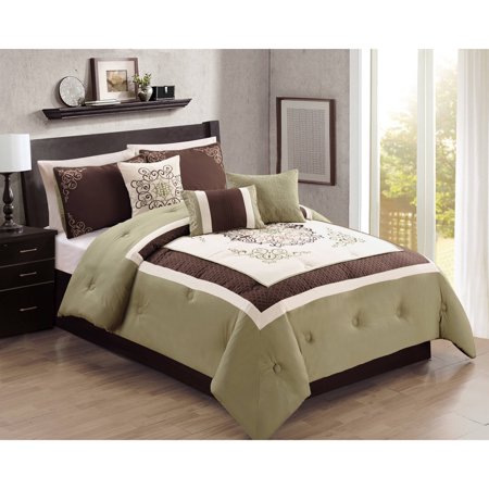 Better Homes and Gardens 7-Piece Traditional Medallion Bedding Comforter Set