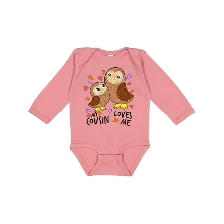 Inktastic My Cousin Loves Me- cute owl family Gift Baby Boy or Baby Girl Long Sleeve Bodysuit
Inktastic My Cousin Loves Me- cute owl family Gift Baby Boy or Baby Girl Long Sleeve Bodysuit