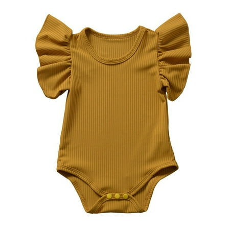 Newborn Baby Girls Ruffles Romper Summer Short Sleeve Cotton Romper Bodysuit Jumpsuit Clothes Outfits
Newborn Baby Girls Ruffles Romper Summer Short Sleeve Cotton Romper Bodysuit Jumpsuit Clothes Outfits