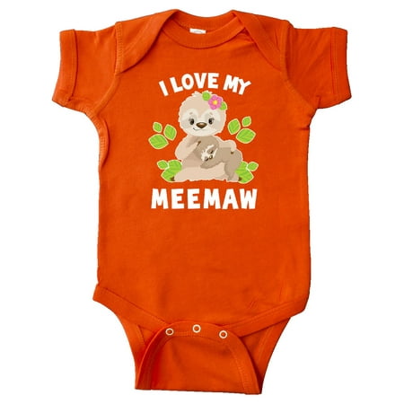 Inktastic Cute Sloth I Love My Meemaw with Green Leaves Gift Baby Boy or Baby Girl Bodysuit
Inktastic Cute Sloth I Love My Meemaw with Green Leaves Gift Baby Boy or Baby Girl Bodysuit