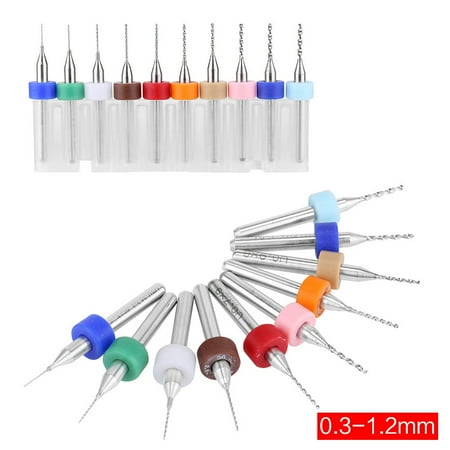 Fjofpr Tools 0.3mm-1.2mm PCB CNC Print Circuit Board Carbide Micro Drill Bits Tool Set 10pcs Hot
Fjofpr Tools 0.3mm-1.2mm PCB CNC Print Circuit Board Carbide Micro Drill Bits Tool Set 10pcs Hot