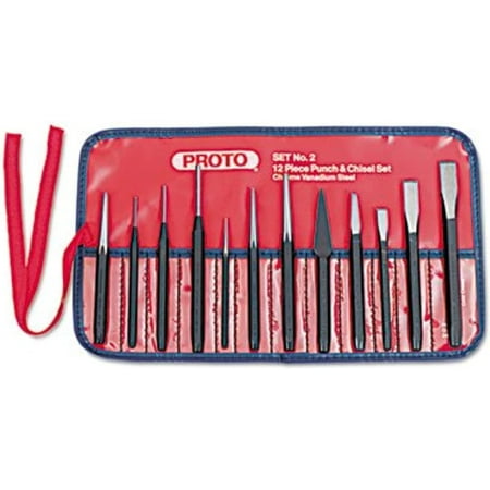 12 Piece Punches Chisels Set
