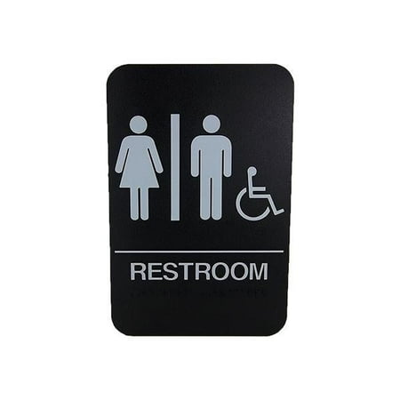 Cal Royal Men & Women ADA Restroom Sign 6 x 9
