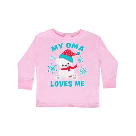 Inktastic Polar Bear My Oma Loves Me in Santa Hat with Snowflakes Gift Toddler Boy or Toddler Girl Long Sleeve T-Shirt
Inktastic Polar Bear My Oma Loves Me in Santa Hat with Snowflakes Gift Toddler Boy or Toddler Girl Long Sleeve T-Shirt