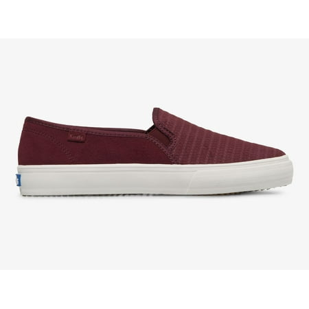Keds Double Decker Emboss Suede Slip On Sneaker Women Fig