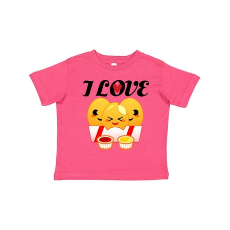 Inktastic I Love Chicken Nuggets Gift Toddler Boy or Toddler Girl T-Shirt
