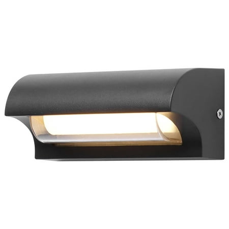 

8W Wall Lamp Warm White Light Wall Sconce Black Shell AC85-265V IP65 Waterproof Rating Wall Sconce for Home Restaurant Store