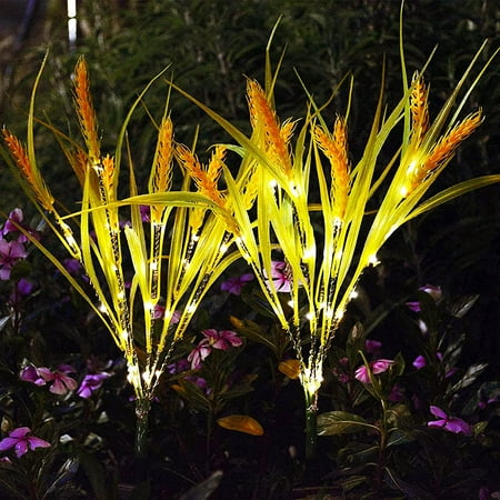 2 Pack Solar Wheat Lights Outdoor Solar Straw Lamps Waterproof and Realistic LED Solar Powe Outdoor In-Ground Lights for Thanksgiving Garden Patio Yard Christmas Decoration
2 Pack Solar Wheat Lights Outdoor Solar Straw Lamps Waterproof and Realistic LED Solar Powe Outdoor In-Ground Lights for Thanksgiving Garden Patio Yard Christmas Decoration