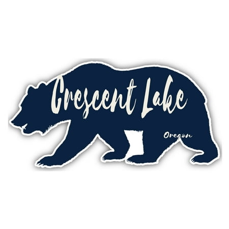 Crescent Lake Oregon Souvenir 3x1.5-Inch Fridge Magnet Bear Design