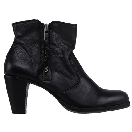 Blackstone Womens Jl72 Zippered Casual Boots Ankle Mid Heel 2-3