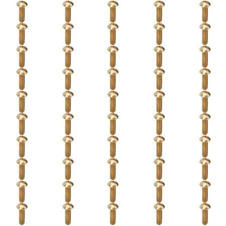 Round Socket Screw Good Fastening Non Rust Hex Socket Screw Copper 50Pcs Even Stressed For Industry M5x16mm
Round Socket Screw Good Fastening Non Rust Hex Socket Screw Copper 50Pcs Even Stressed For Industry M5x16mm