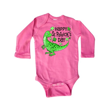 Inktastic Happy St. Patrick s Day- green dinosaur Gift Baby Boy or Baby Girl Long Sleeve Bodysuit
Inktastic Happy St. Patrick s Day- green dinosaur Gift Baby Boy or Baby Girl Long Sleeve Bodysuit