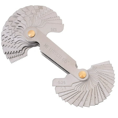 Thread Pitch Cutting Gauge Tool Set 55 And 60° Inch And Metric Replacement New