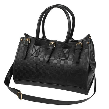 New Fashion Elegant Lady Women Belt Decor Handbag Shoulder Bag Tote Black