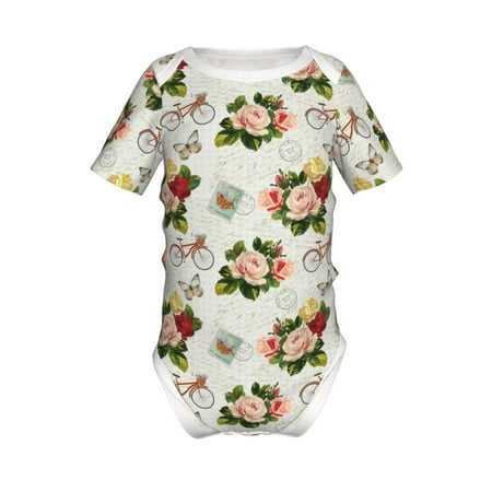 Gaeub Vintage Bike Flower Butterfly Print Infant Climbing Onesie Toddler Outfit Newborn Baby Bodysuit Baby Boy Girl Clothes -12 Months
Gaeub Vintage Bike Flower Butterfly Print Infant Climbing Onesie Toddler Outfit Newborn Baby Bodysuit Baby Boy Girl Clothes -12 Months