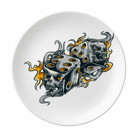 l Dice Cool Effects Illustration Plate Decorative Porcelain Salver Tableware Dinner Dish
l Dice Cool Effects Illustration Plate Decorative Porcelain Salver Tableware Dinner Dish