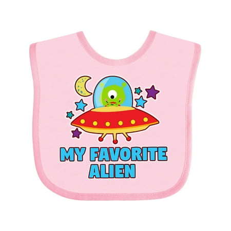Inktastic My Favorite Alien in Spaceship with Moon and Stars Gift Baby Boy or Baby Girl Bib
Inktastic My Favorite Alien in Spaceship with Moon and Stars Gift Baby Boy or Baby Girl Bib
