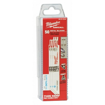 Milwaukee Reciprocating Saw Blade TPI 18 PK50