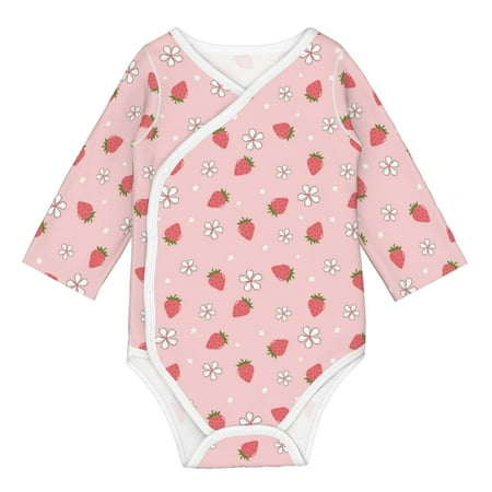 Coaee Floral Strawberr for Soft Cotton Baby Long-Sleeve Bodysuit Girls Boys Bodysuit Romper
Coaee Floral Strawberr for Soft Cotton Baby Long-Sleeve Bodysuit Girls Boys Bodysuit Romper