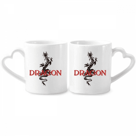 Animal Myth Oriental Western Dragons Couple Porcelain Mug Set Cerac Lover Cup Heart Handle
Animal Myth Oriental Western Dragons Couple Porcelain Mug Set Cerac Lover Cup Heart Handle