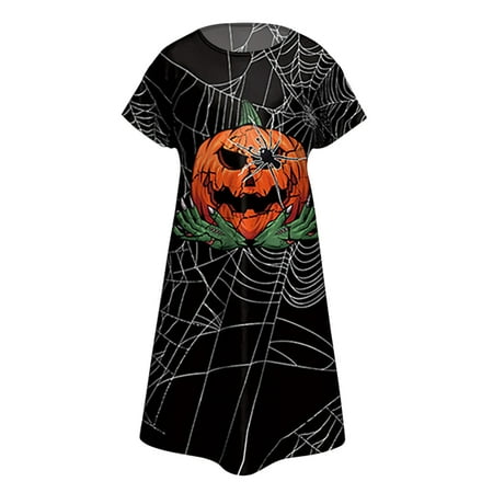 Wilucolt Pajamas for Family Short Sleeve Movie Dress Pumpkin Funny Digital Print Dress Womens Pajama Set
Wilucolt Pajamas for Family Short Sleeve Movie Dress Pumpkin Funny Digital Print Dress Womens Pajama Set