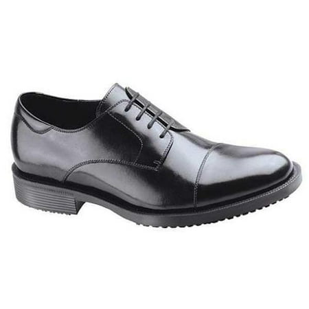 SHOES FOR CREWS 8201 Work Shoes, Mens,7-1\/2,B,Black, PR G0167295