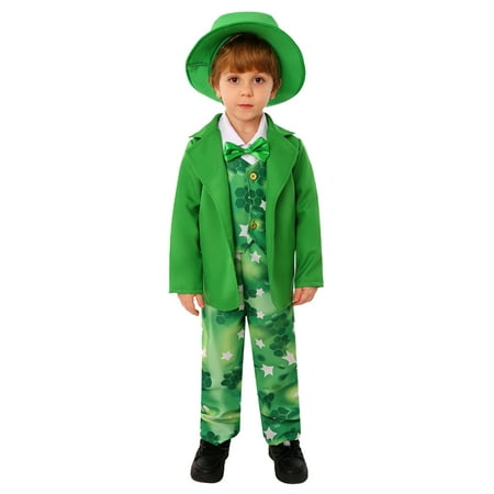 Hwmodou Toddler Kids Outfits St.Patric.k s Day Suit Christmas Party Top Pants Tie Set Of 4 Pcs Outfits New Years Eve Outfit For Child
Hwmodou Toddler Kids Outfits St.Patric.k s Day Suit Christmas Party Top Pants Tie Set Of 4 Pcs Outfits New Years Eve Outfit For Child