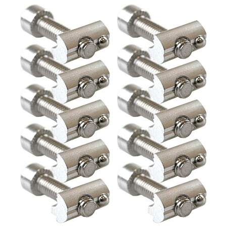 10pcs T-Slot Ball Nutensteine M8 Pv Module Stainless Steel Screw Set