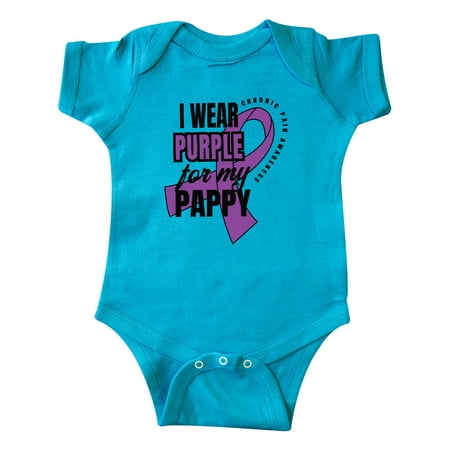 Inktastic Chronic Pain I Wear Purple For My Pappy Gift Baby Boy or Baby Girl Bodysuit
Inktastic Chronic Pain I Wear Purple For My Pappy Gift Baby Boy or Baby Girl Bodysuit