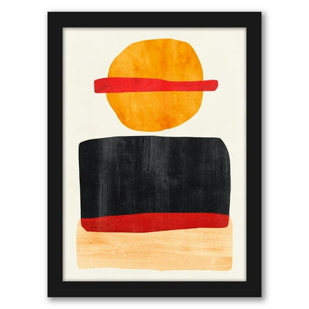 Americanflat Skyline by Tracie Andrews Black Frame Wall Art
