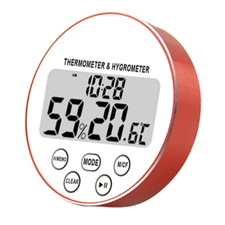 Fpqtro Round Temperature And Humidity Instrument With Timer Indoor Digital Display Electronic Temperature And Humidity Meter Other
Fpqtro Round Temperature And Humidity Instrument With Timer Indoor Digital Display Electronic Temperature And Humidity Meter Other