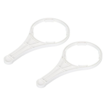 Uxcell Water Filter Housing Wrench Fit for 20-inch Water Filter Housing Plastic Filter Housing Wrench White 2 Pack
Uxcell Water Filter Housing Wrench Fit for 20-inch Water Filter Housing Plastic Filter Housing Wrench White 2 Pack