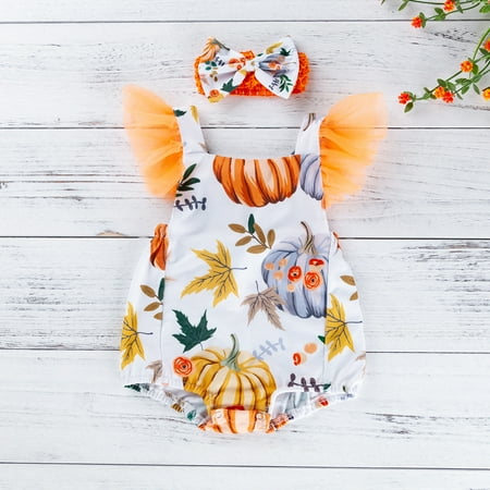 Yubatuo Infant Baby Kids Boys Girls Romper Sets Sleveeless Romper + Headband Halloween White S/59
Yubatuo Infant Baby Kids Boys Girls Romper Sets Sleveeless Romper + Headband Halloween White S/59