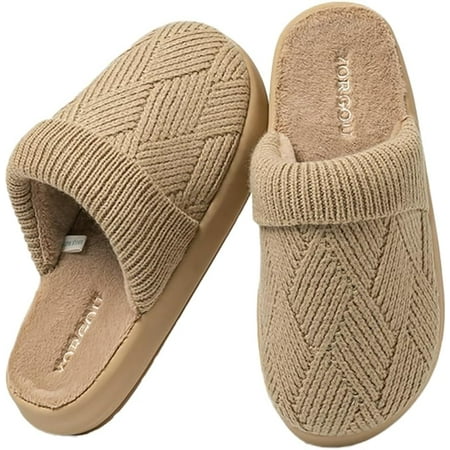 Warm Knit House Slippers for Women Men Comfy Faux Rabbit Plush Slippers with Memory Foam and Indoor Outdoor Soles
Warm Knit House Slippers for Women Men Comfy Faux Rabbit Plush Slippers with Memory Foam and Indoor Outdoor Soles